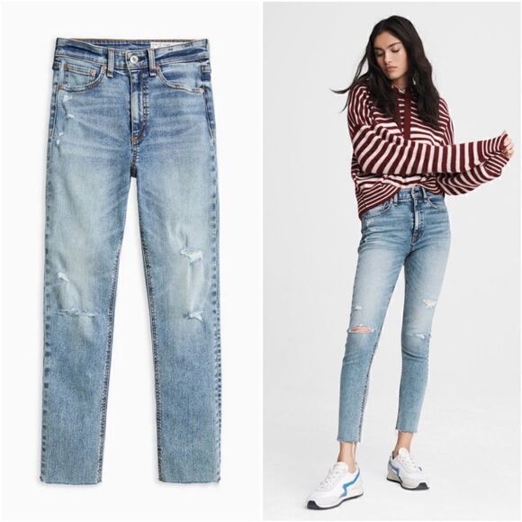 Rag & Bone Revolve Nina High Rise Ankle Skinny
Jeans in Horizon - Picture 1 of 16
